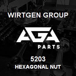 5203 Wirtgen Group HEXAGONAL NUT | AGA Parts