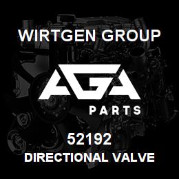 52192 Wirtgen Group DIRECTIONAL VALVE | AGA Parts