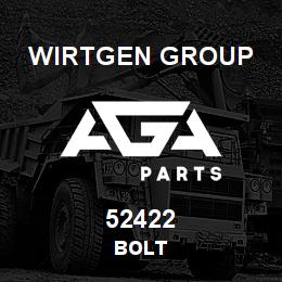 52422 Wirtgen Group BOLT | AGA Parts