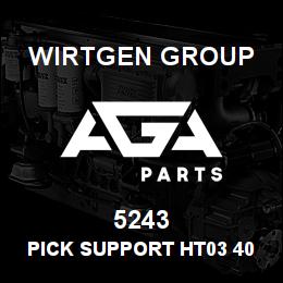 5243 Wirtgen Group PICK SUPPORT HT03 40GR. | AGA Parts