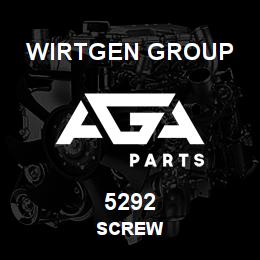 5292 Wirtgen Group SCREW | AGA Parts