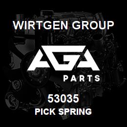 53035 Wirtgen Group PICK SPRING | AGA Parts