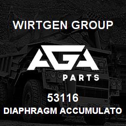 53116 Wirtgen Group DIAPHRAGM ACCUMULATOR | AGA Parts
