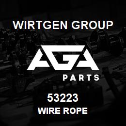 53223 Wirtgen Group WIRE ROPE | AGA Parts