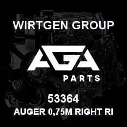 53364 Wirtgen Group AUGER 0,75M RIGHT RISING | AGA Parts