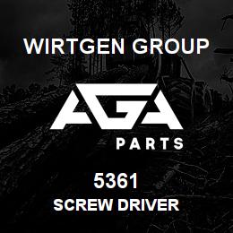 5361 Wirtgen Group SCREW DRIVER | AGA Parts
