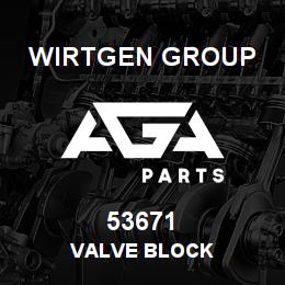 53671 Wirtgen Group VALVE BLOCK | AGA Parts