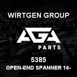 5385 Wirtgen Group OPEN-END SPANNER 16-17 | AGA Parts