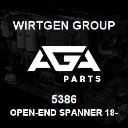 5386 Wirtgen Group OPEN-END SPANNER 18-19 | AGA Parts