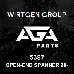 5387 Wirtgen Group OPEN-END SPANNER 20-22 | AGA Parts