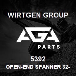 5392 Wirtgen Group OPEN-END SPANNER 32-36 | AGA Parts