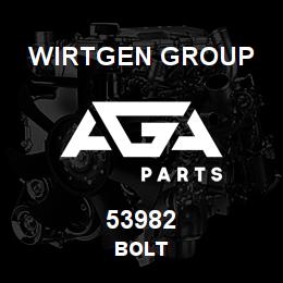 53982 Wirtgen Group BOLT | AGA Parts