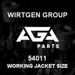 54011 Wirtgen Group WORKING JACKET SIZE XS | AGA Parts