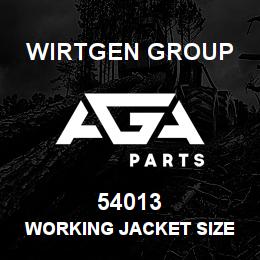 54013 Wirtgen Group WORKING JACKET SIZE M | AGA Parts