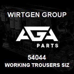 54044 Wirtgen Group WORKING TROUSERS SIZE 64 | AGA Parts