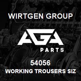 54056 Wirtgen Group WORKING TROUSERS SIZE 48 | AGA Parts