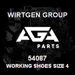 54087 Wirtgen Group WORKING SHOES SIZE 47 | AGA Parts