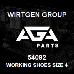 54092 Wirtgen Group WORKING SHOES SIZE 41 | AGA Parts
