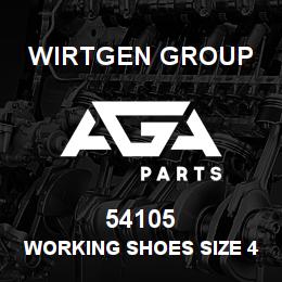 54105 Wirtgen Group WORKING SHOES SIZE 44 | AGA Parts