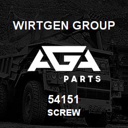 54151 Wirtgen Group SCREW | AGA Parts