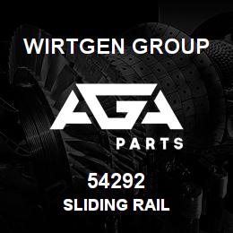 54292 Wirtgen Group SLIDING RAIL | AGA Parts