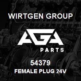 54379 Wirtgen Group FEMALE PLUG 24V | AGA Parts