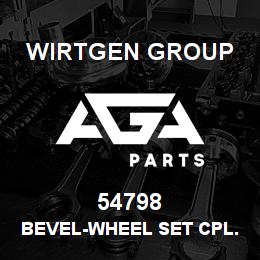 54798 Wirtgen Group BEVEL-WHEEL SET CPL. | AGA Parts