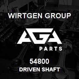 54800 Wirtgen Group DRIVEN SHAFT | AGA Parts