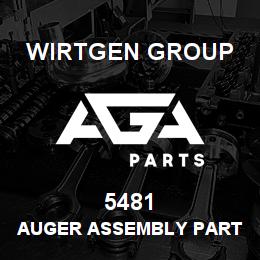 5481 Wirtgen Group AUGER ASSEMBLY PART | AGA Parts