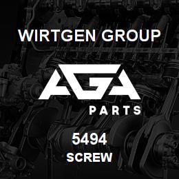 5494 Wirtgen Group SCREW | AGA Parts