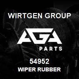 54952 Wirtgen Group WIPER RUBBER | AGA Parts