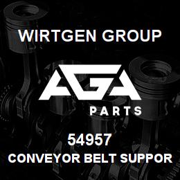 54957 Wirtgen Group CONVEYOR BELT SUPPORT | AGA Parts