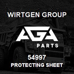 54997 Wirtgen Group PROTECTING SHEET | AGA Parts