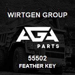 55502 Wirtgen Group FEATHER KEY | AGA Parts