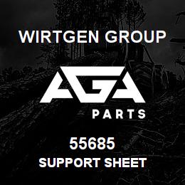 55685 Wirtgen Group SUPPORT SHEET | AGA Parts