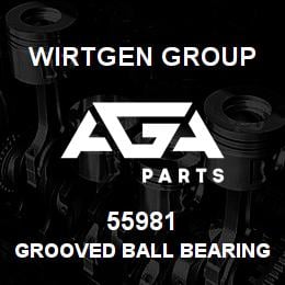 55981 Wirtgen Group GROOVED BALL BEARING | AGA Parts