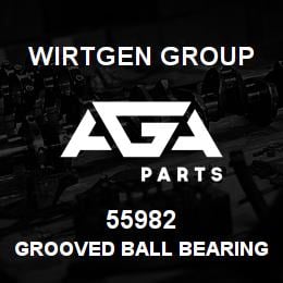 55982 Wirtgen Group GROOVED BALL BEARING | AGA Parts