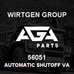 56051 Wirtgen Group AUTOMATIC SHUTOFF VALVE | AGA Parts