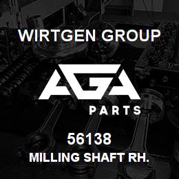 56138 Wirtgen Group MILLING SHAFT RH. | AGA Parts