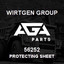 56252 Wirtgen Group PROTECTING SHEET | AGA Parts