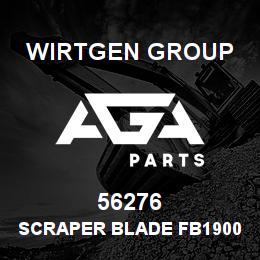 56276 Wirtgen Group SCRAPER BLADE FB1900 | AGA Parts