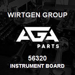 56320 Wirtgen Group INSTRUMENT BOARD | AGA Parts