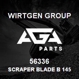 56336 Wirtgen Group SCRAPER BLADE B 145 L | AGA Parts