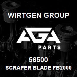 56500 Wirtgen Group SCRAPER BLADE FB2000 | AGA Parts