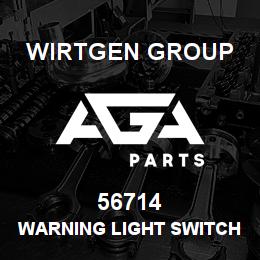 56714 Wirtgen Group WARNING LIGHT SWITCH 24V | AGA Parts