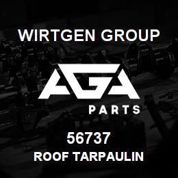 56737 Wirtgen Group ROOF TARPAULIN | AGA Parts