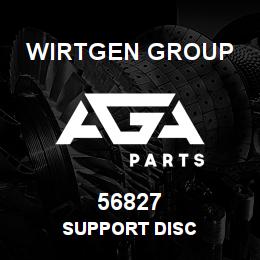 56827 Wirtgen Group SUPPORT DISC | AGA Parts