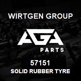 57151 Wirtgen Group SOLID RUBBER TYRE | AGA Parts