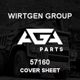 57160 Wirtgen Group COVER SHEET | AGA Parts