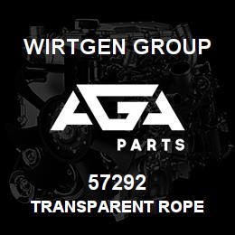 57292 Wirtgen Group TRANSPARENT ROPE | AGA Parts